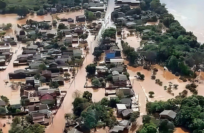 Sobe para 46 número de desaparecidos após enchentes no RS