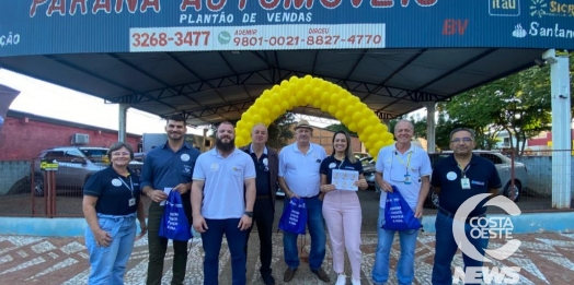 83ª Ciretran de Santa Helena promove ações alusivas ao Maio Amarelo com visitas em revendas de veículos