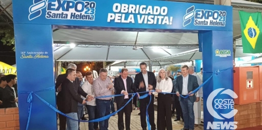 Abertura oficial da Expo Santa Helena 2023 tem a participação de lideranças estadual e nacional