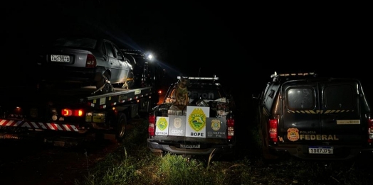 Ação integrada logra êxito na apreensão de veículo e 676 kg de maconha em Itaipulândia