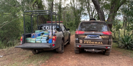 Ação integrada recupera veículos e apreende mais de uma tonelada de drogas em Santa Helena