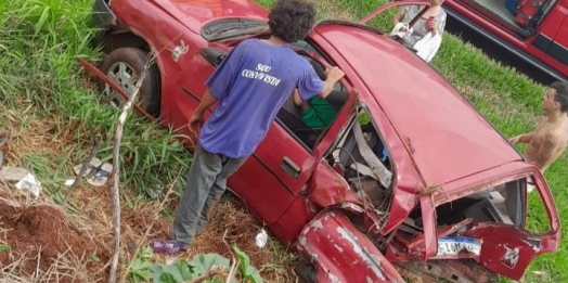 Acidente na BR-277 em São Miguel do Iguaçu deixa três feridos, incluindo gestante