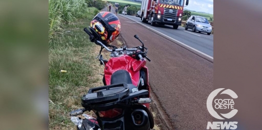 Acidente na BR 277 entre Medianeira e São Miguel deixa um homem em estado grave