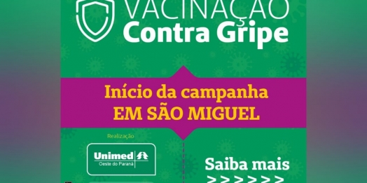 ACISMI E UNIMED fecham parceria para vacinação contra a gripe