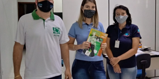 ACISMI e Vigilância Sanitária visitam supermercados, mercados e bancos para orientar sobre as medidas de prevenção à covid-19