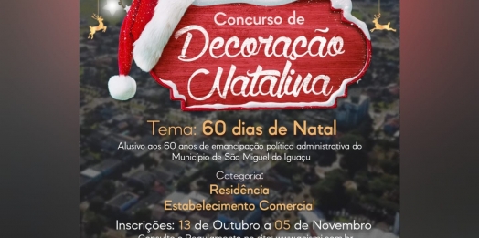 ACISMI lança o Concurso "Decoração Natalina de Vitrine e Residência 2021"