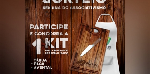ACISMI vai sortear super prêmios para quem seguir a página da entidade no Facebook