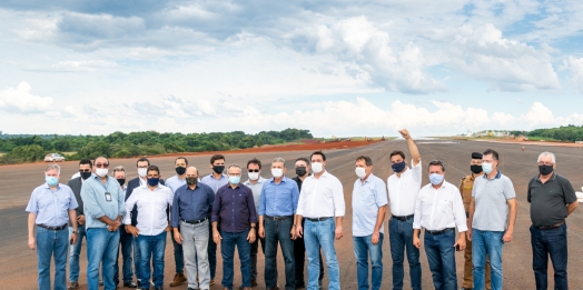 Ampliação da pista do Aeroporto de Foz do Iguaçu será concluída em abril