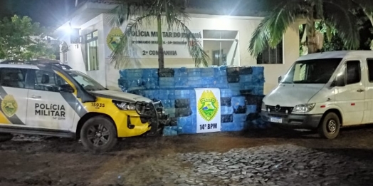 Apreensão de Van e Cigarros Contrabandeados em Medianeira