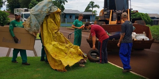 Arrastão contra dengue mobiliza moradores e servidores públicos de Serranópolis do Iguaçu