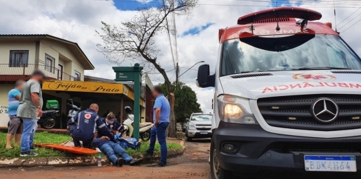 Atropelamento é registrado no bairro Cidade Alta, em Santa Helena