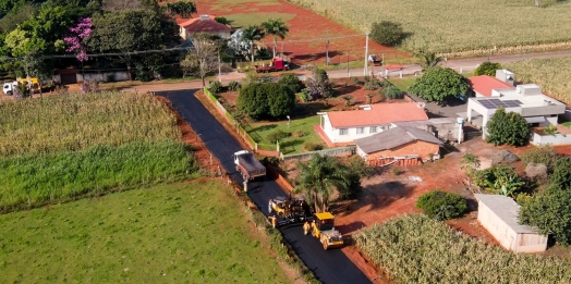 Avança STI investe R$ 4,5 mi em asfalto para áreas rurais