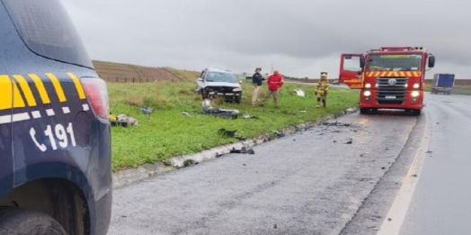 Bebê escapa ileso de acidente com morte e feridos na BR-277