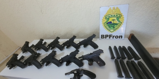 BPFRON apreende 11 armas de fogo em Matelândia