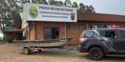 BPFRON recupera em Marechal Cândido Rondon carretinha furtada em Palotina