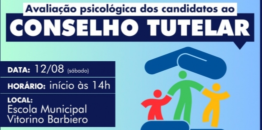 Candidatos ao Conselho Tutelar de São Miguel do Iguaçu realizam avaliação psicológica neste sábado