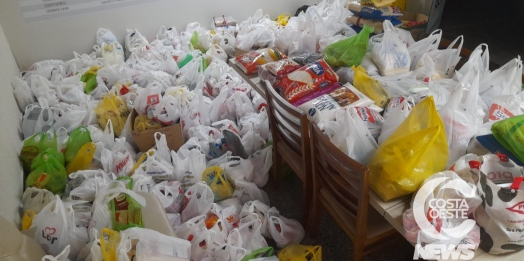 Carnaval Terra das Águas arrecadou cerca de duas toneladas de alimentos em Santa Helena