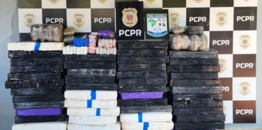 Casal é preso pela Polícia Civil com 650 kg de drogas, em Guaíra