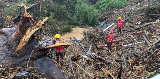 Corpo de Bombeiros do Paraná renova equipe em missão no Rio Grande do Sul