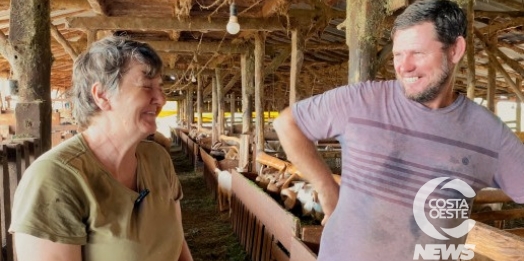 Criação de cabritos em Santa Rosa do Ocoí traz inovação e desafios para a família rural