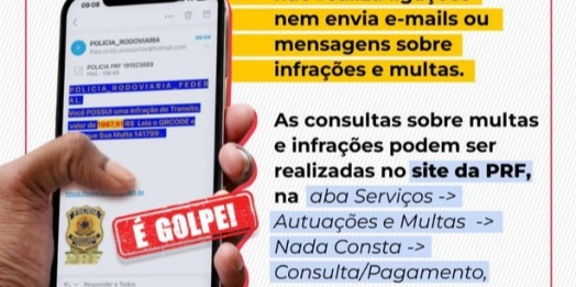 Criminosos usam nome da PRF para aplicar golpes