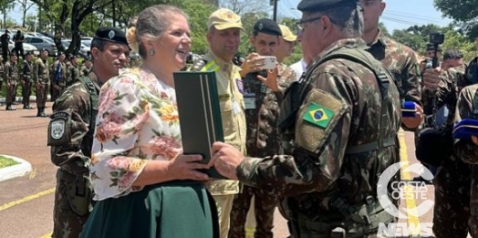 CTG de Medianeira recebe homenagem do Exército Brasileiro