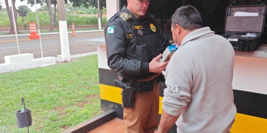 Em operação policial condutor é preso por embriaguez em Santa Helena