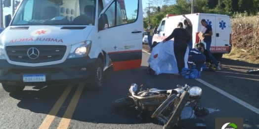 Falece motociclista que se envolveu em acidente na PR 488 em Santa Helena