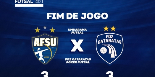 Foz Cataratas Futsal empata com o Umuarama no primeiro jogo do mata mata