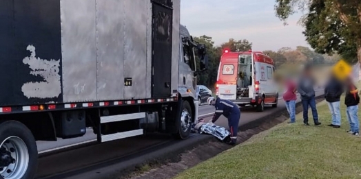 Grave acidente com óbito é registrado na rodovia BR-277, em Céu Azul