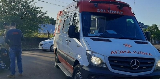 Idosa conduzindo bicicleta elétrica é atropelada em Santa Helena