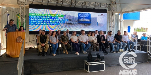 Inauguração da Central de Monitoramento de Segurança e Trânsito de Medianeira