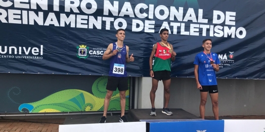 JOJUPS: Medianeirense é vice-campeão na prova 3.000 com obstáculos