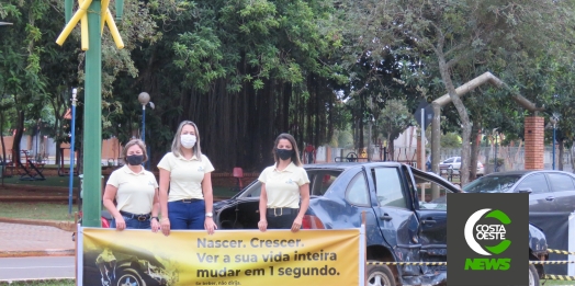 Maio Amarelo: 83ª Ciretran de Santa Helena chama a atenção da população para um trânsito mais seguro