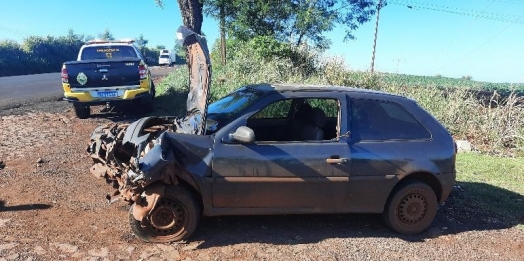 Morador de Santa Helena se envolve em acidente entre Itaipulândia e São Miguel