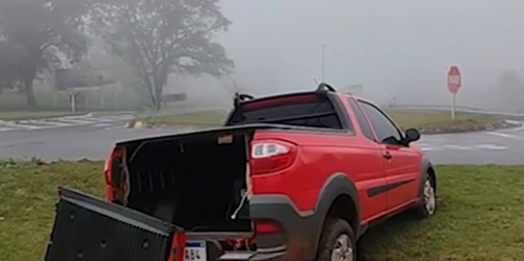 Mulher fica ferida em acidente na BR-277 entre Santa Tereza do Oeste e Céu Azul