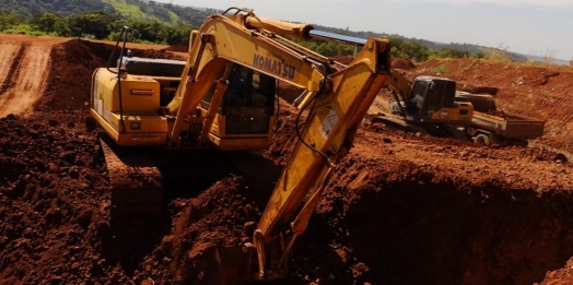 Obra de construção da Vala do Aterro Sanitário de Matelândia é finalizada