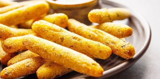 Palitos de batata cozida
