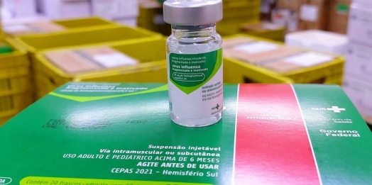 Paraná distribui 613 mil vacinas contra a Covid-19 e Influenza