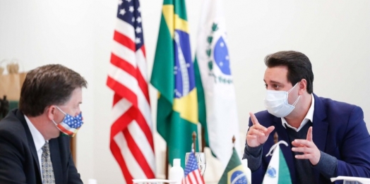 Paraná formaliza acordo de cooperação mútua com os Estados Unidos