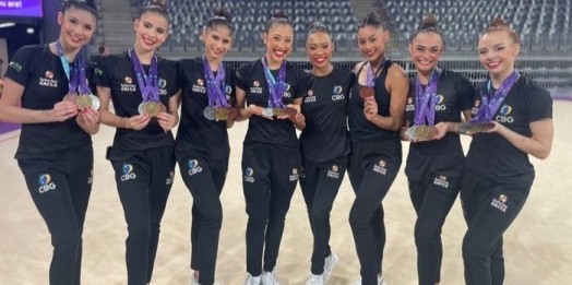 Paranaenses ajudam Brasil a conquistar o ouro na Copa do Mundo de Ginástica Rítmica