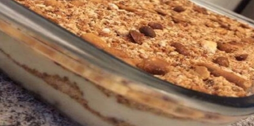 Pavê de amendoim com 4 ingredientes