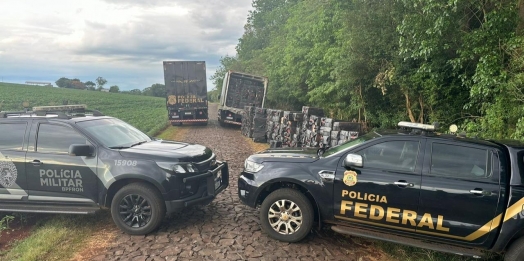 PF localiza centenas de caixas de cigarros em Itaipulândia