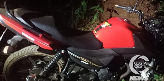 PM de Diamante do Oeste recupera motocicleta furtada em Santa Helena