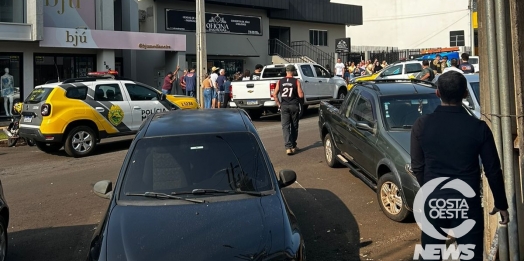 PM age rápido e prende 4 elementos em tentativa de assalto no centro de Medianeira