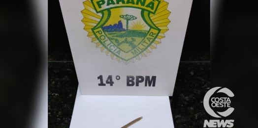 PM de Medianeira apreende cigarro de maconha