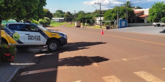 PM emite 23 notificações durante blitz em São Roque distrito de Santa Helena