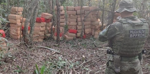 PMPR apreende 6 toneladas de maconha em área rural de Marechal Cândido Rondon