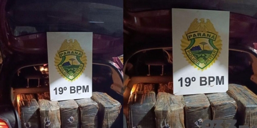 Polícia Militar de Diamante do Oeste apreende 151 kg de drogas