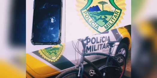 Polícia Militar de Missal apreende adolescente e recupera objetos furtados em Santa Helena